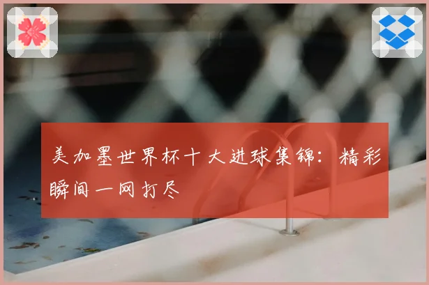 美加墨世界杯十大进球集锦：精彩瞬间一网打尽